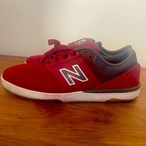 New Balance PJ Ladd 533 v2 Men’s Numeric Shoes - Red / Grey - size 9